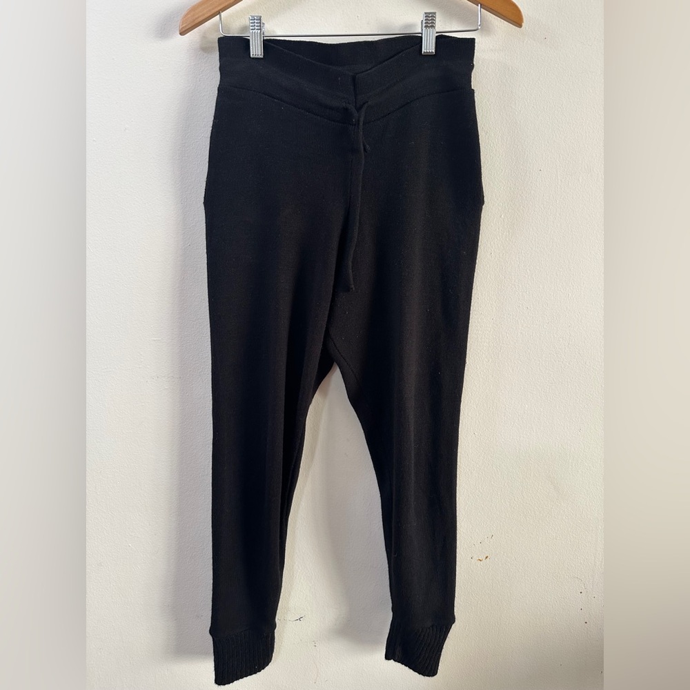 PRETTYLITTLETHING Soft Black Lounge Pants SIZE SMALL 2 4 Casual Knit Staycation - Picture 2 of 5